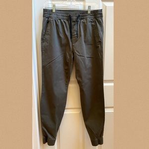 Hollister Khaki Gray Jogger Medium